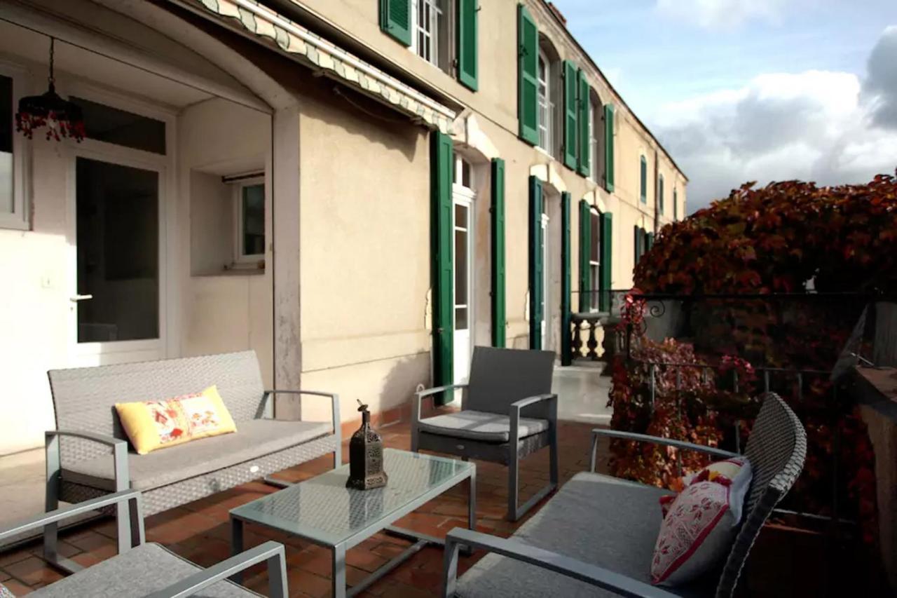 Maison De Maitre A Bram # Jacuzzi Zewnętrze zdjęcie